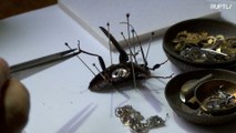 It’s a feature, not a bug! Chinese artist moulds dead insects into steampunk art pieces