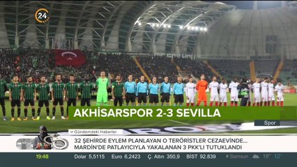 Akhisarspor, Avrupa hayallerine veda etti