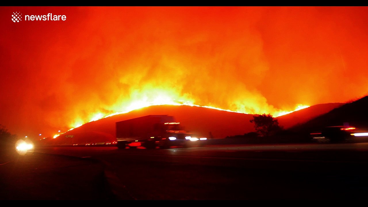 Malibu residents forced to evacuate as California wildfire nears