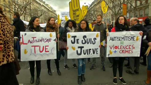 Anti-semitism attacks 'rise in France'