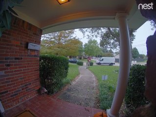 Opossum Seriously Spooks Delivery Man