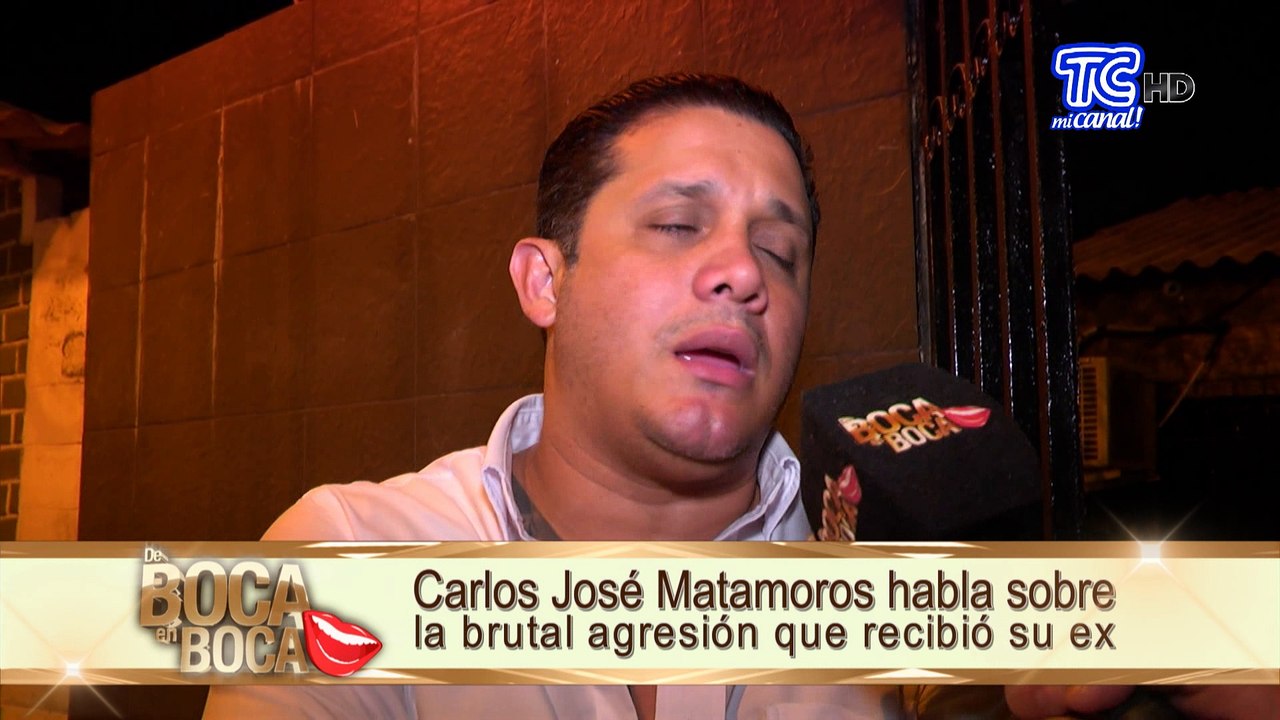 Carlos José Matamoros habla sobre la brutal agresión que recibió su ex