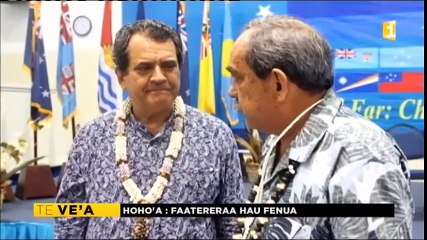 Peretiteni Fritch i te Fenua Mitoronetia no te tuatapapa i te pa'umara'a o te miti Ve'a_Tahiti_P1_09_09_2016