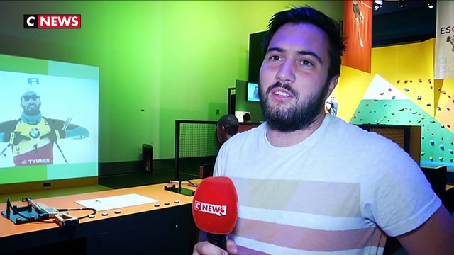 Corps et sport , quand le physique des visiteurs fait partie intégrante de l'exposition