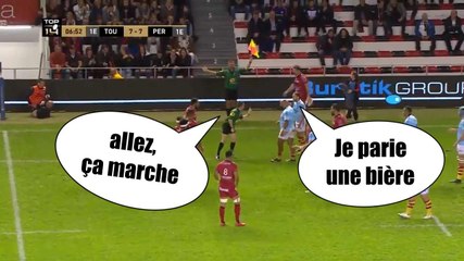 David Mélé parie une bière avec l'arbitre en plein match