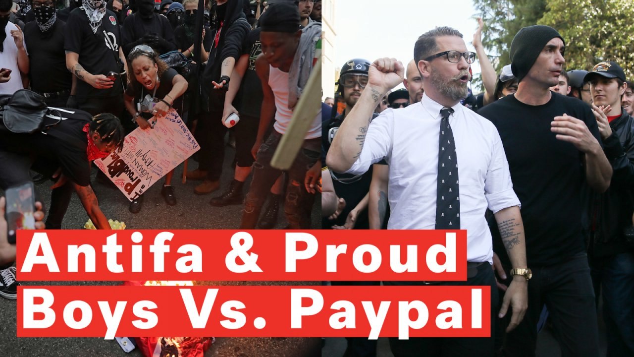 Paypal Cancels Accounts Of Proud Boys And Anti-Fascist Network, Among Others