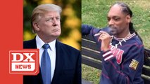 Snoop Dogg Smokes A Blunt In Front Of The White House & Says 