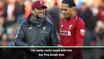 Klopp laughs off van Dijk 'best Premier League defender' tag
