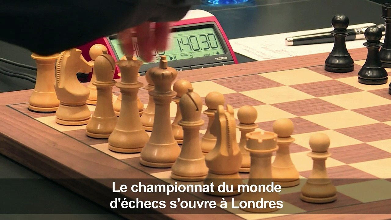 Le championnat du monde d'échecs s'ouvre à Londres