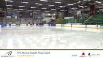 Championnats A de la section Québec - Patinage Canada 2019 Eve 1 Pré-Novice Dames prog. Court échauffement 14-17