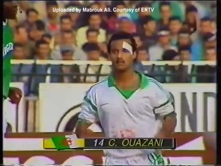 الشوط الثاني مباراة الجزائر و نيجيريا 1-0 نهائي كأس إفريقيا 1990