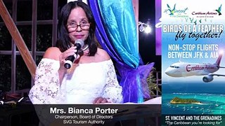 Full audio of the speech by the Chairperson of the Board of Directors of the SVG Tourism Authority, Mrs. Bianca Porter. It was delivered on Monday 26th February