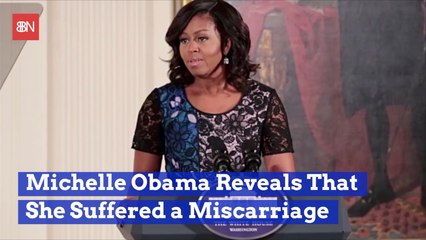 Michelle Obama's Book Reveals Miscarriage