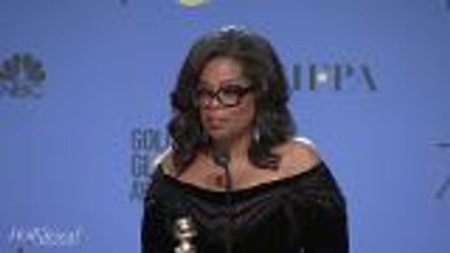 Oprah Winfrey Backstage Q&A | Golden Globes 2018
