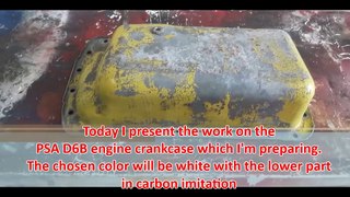 Paint carbon effect motor carter restoration