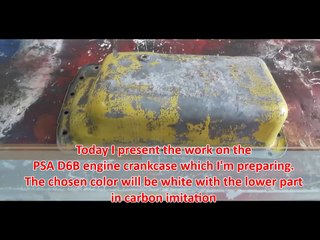 Paint carbon effect motor carter restoration