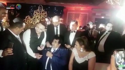 دويتو عدوية و مصطفى قمر فى زفاف ابنة خالد عجاج