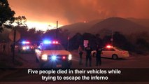 Wildfires rage in California