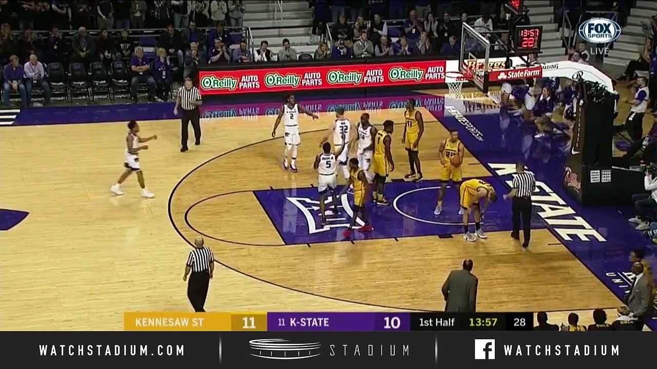 Kennesaw State vs. Kansas State Basketball Highlights (201819) video