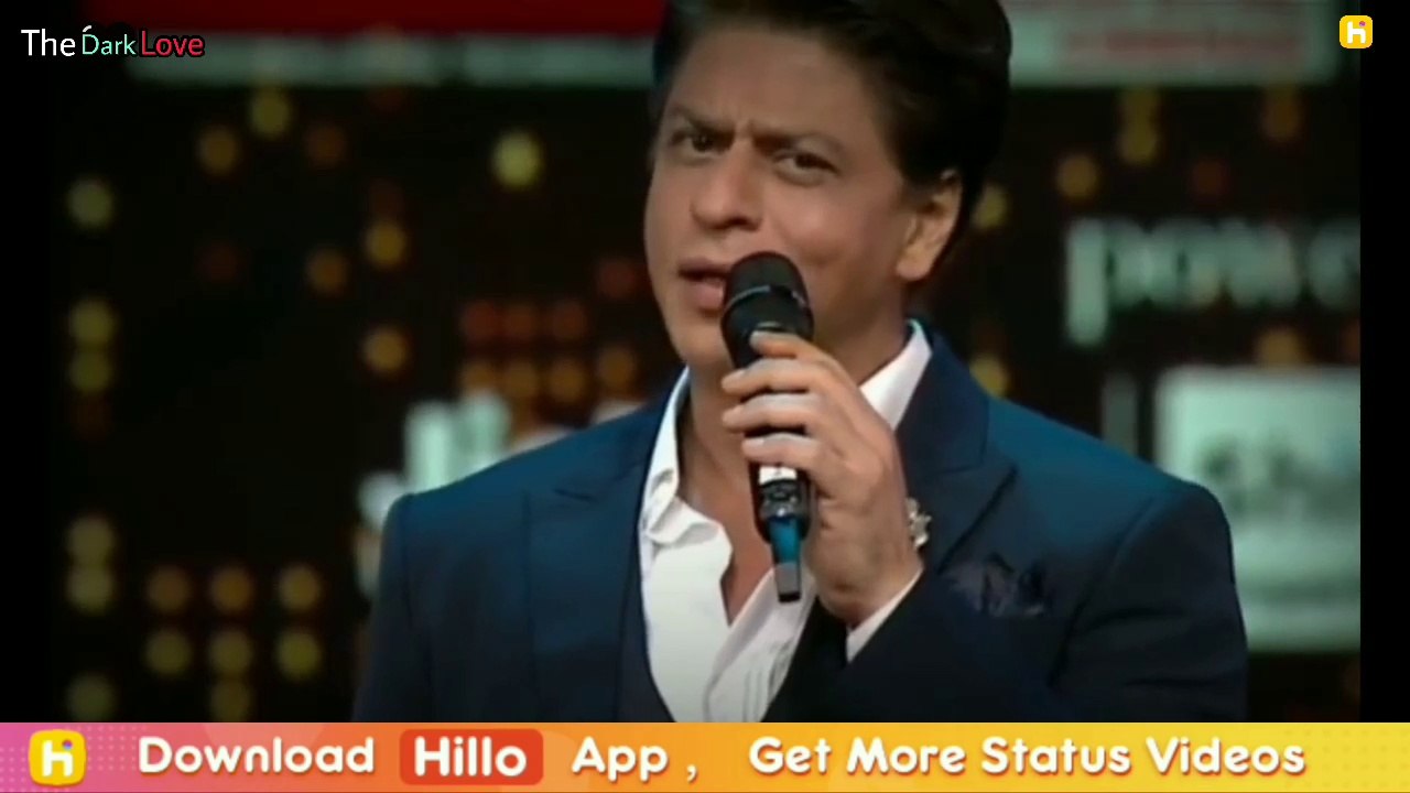 Shahrukh Khan's Romantic Dialogue  | New whatsapp status video  | Kal Ho Na  by Dark Love