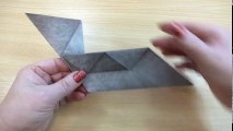 ASMR-Tutorial: Origami Fledermaus - Oma Tana zeigt wie es geht - ohne Sprache, Papiergeräusche