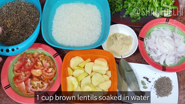 Masoor dal pulao _ easy lunchbox recipe _ Kali masoor dal ka pulao - 2019