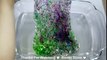 Clear Slime Coloring - Glitter Slime Making - Mixing Random Things Into Clear Slime #1