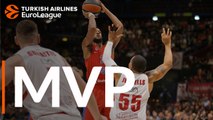 Turkish Airlines EuroLeague Regular Season Round 6 MVP:  Cory Higgins, CSKA Moscow