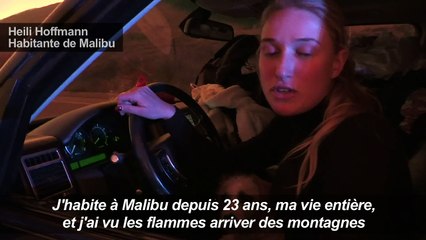 En Californie, un violent incendie menace Malibu