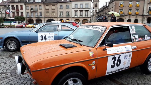 Départ du premier rallye Duroc au départ de Pont-å-Mousson