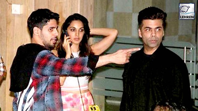 Siddharth Malhotra-Kiara Advani Secretely Meet At Karan Johar's Office