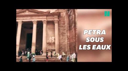 Download Video: Le site antique de Petra, en Jordanie, submergé après des pluies torrentielles