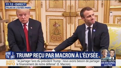 Download Video: Donald Trump et Emmanuel Macron affichent leur accord sur une meilleure répartition du financement de la sécurité européenne