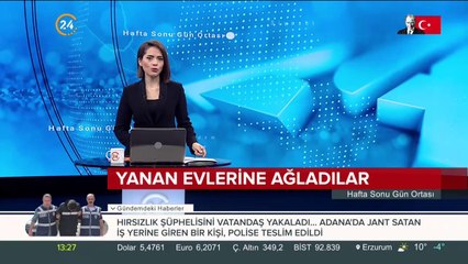 Yanan evlerine ağladılar