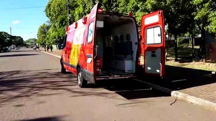 Menino tem luxação no pé após acidente esportivo