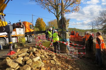 Le menhir des Ublaies fait un saut de 800 mètres
