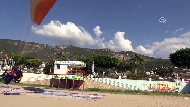 Kasımda deniz ve yamaç paraşütü keyfi - ANTALYA