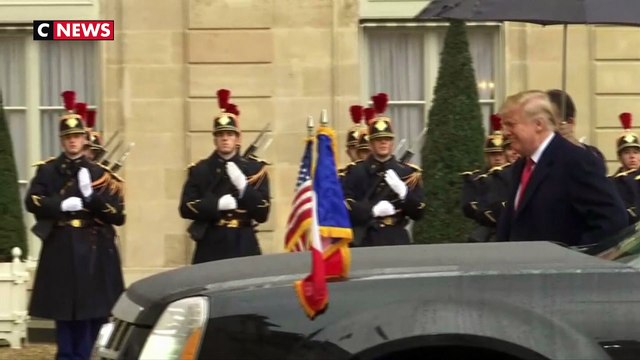 Rencontre entre Trump et Macron à Paris, sur fond de tensions politiques