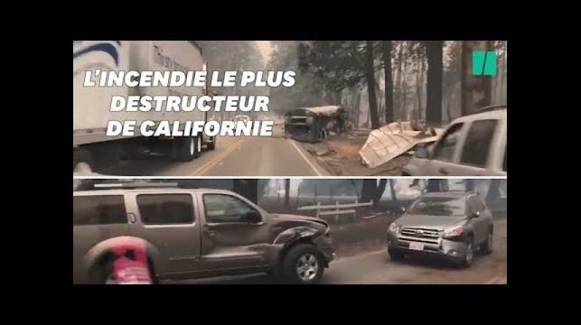 L'incendie en Californie laisse derrière lui un paysage digne d'un film de zombies