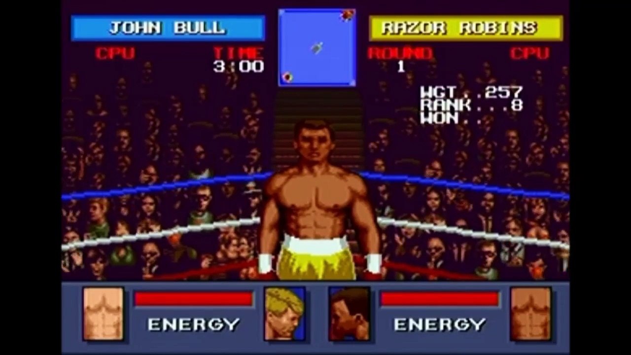 O campeão mundial no "Mega Drive"