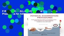 F.R.E.E [D.O.W.N.L.O.A.D] Physical Examination Procedures for Advanced Practitioners and