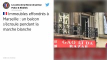 Marche blanche à Marseille. Un balcon s’effondre sur la foule : trois blessés légers.