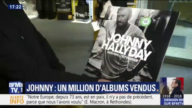 C'est un record ! Plus d'un million d'exemplaires de l'album posthume de Johnny Hallyday déjà vendus