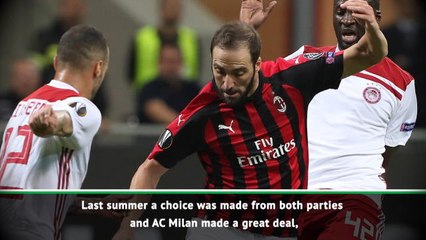 Allegri anticipates facing an 'eager' Higuain at Milan