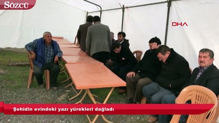 Download Video: Şehidin evindeki yazı yürekleri dağladı