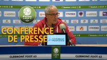 Conférence de presse Clermont Foot - US Orléans (3-0) : Pascal GASTIEN (CF63) - Didier OLLE-NICOLLE (USO) - 2018/2019