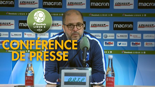 Conférence de presse AJ Auxerre - Chamois Niortais (0-0) : Pablo CORREA (AJA) - Patrice LAIR (CNFC) - 2018/2019