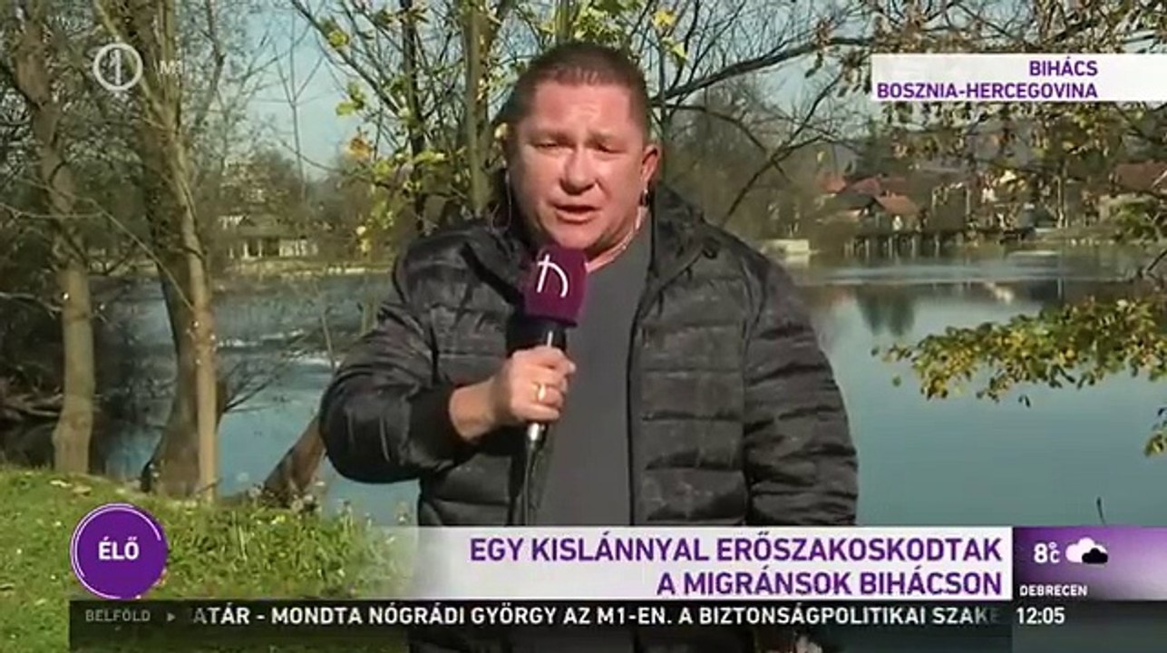 13 éves kislányt bántalmaztak Boszniában a migránsok, az M' tv stábját is megtámadták