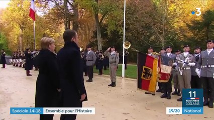 Grande Guerre : une commémoration historique avec Angela Merkel et Emmanuel Macron