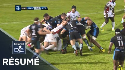 PRO D2 - Résumé Massy-Oyonnax: 21-32 - J11 - Saison 2018/2019
